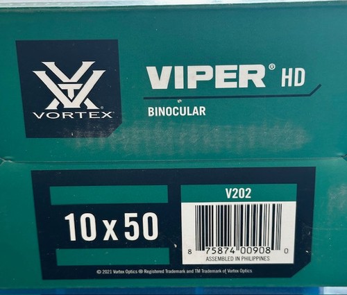 Vortex optics viper 10x50 - vortex, hd